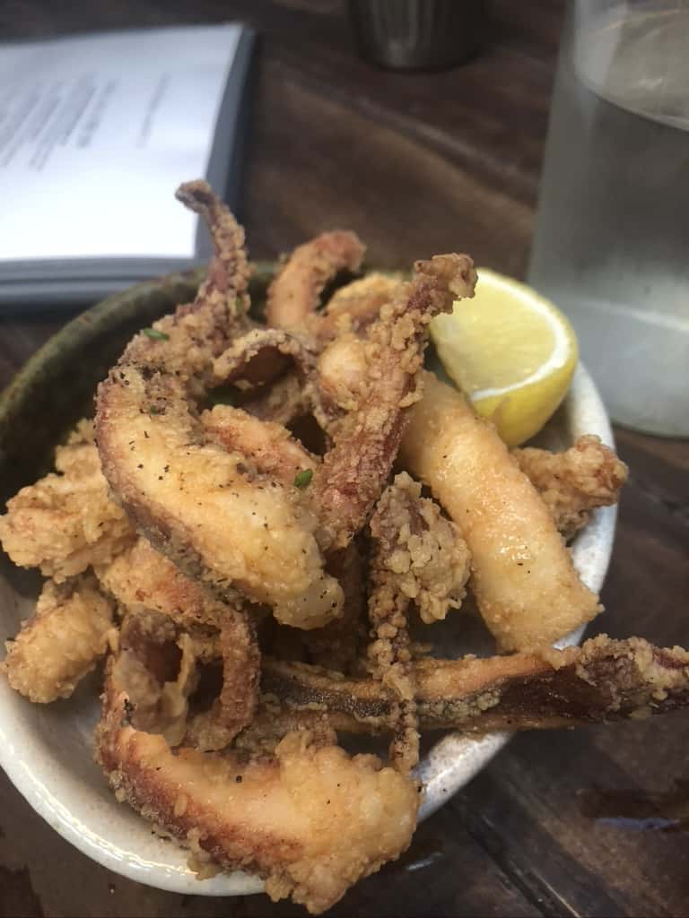 squid fries, blog about restaurant